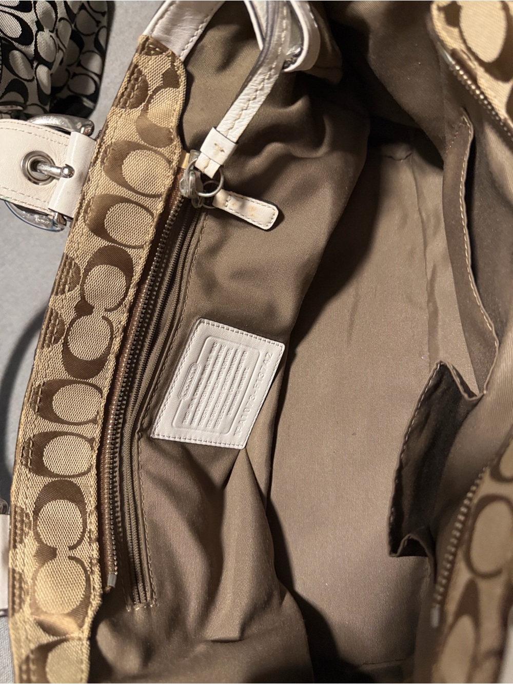 Coach Signature Soho Pleated Tote - Picture 2 of 12